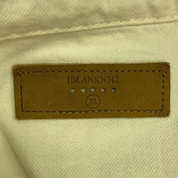 BLANKNYC Denim Women's Distressed Hem Button Up Cotton Denim Jacket Size‎ XL - Picture 6 of 12